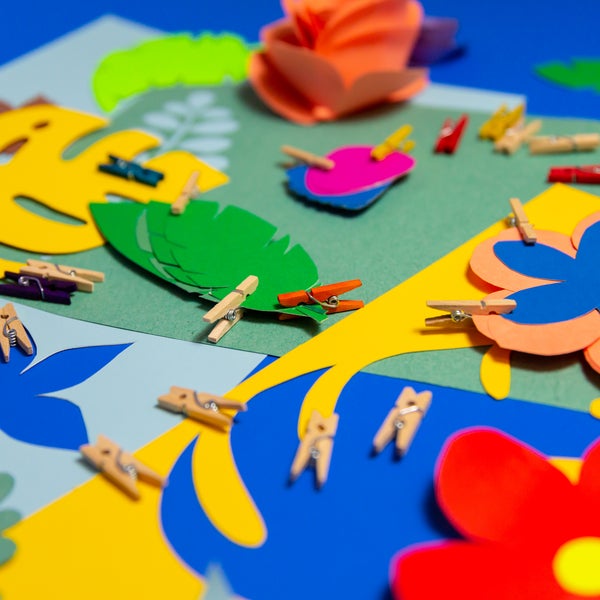 Mini Colored Clothes Pin (50/Pack)