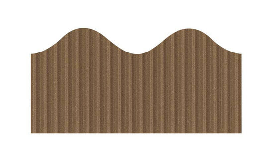 Bordette Scalloped Decorative Border, 2-1/4" x 50' Brown