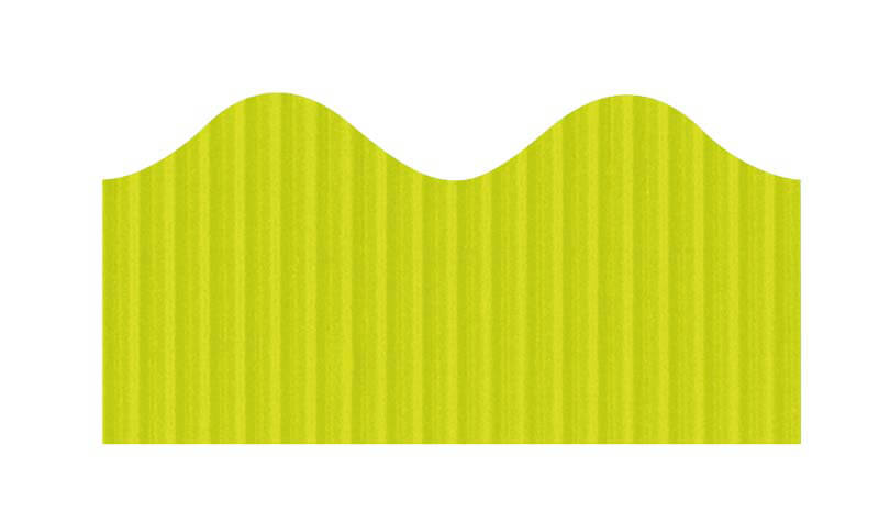 Bordette Scalloped Decorative Border, 2-1/4" x 50' Lime