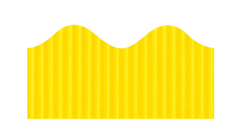 Bordette Scalloped Decorative Border, 2-1/4" x 50' Canary