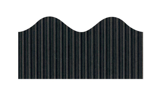Bordette Scalloped Decorative Border, 2-1/4" x 50' Black