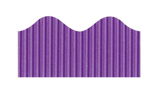 Bordette Scalloped Decorative Border, 2-1/4" x 50' Violet