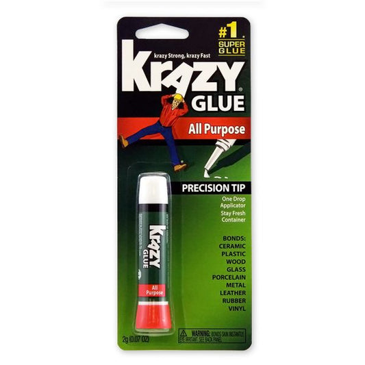 Krazy Glue All Purpose Krazy Glue, 0.07 oz, Dries Clear