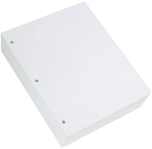 3-Hole Punched Copy Paper, 20 lb, 8-1/2 x 11 500 Sheets White