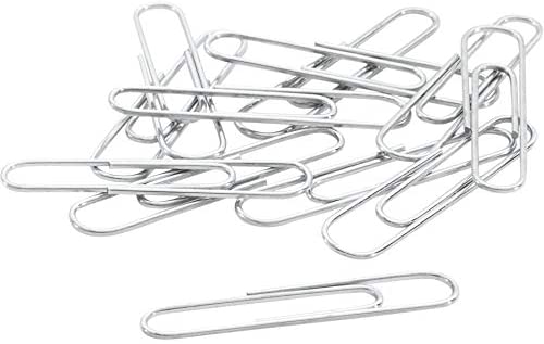 Small Paper Clips, 10 packs of 100, totals 1000, 1000/pk