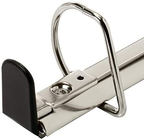 Heavy-Duty View 3-Ring Binder, 1/2" D-Rings White