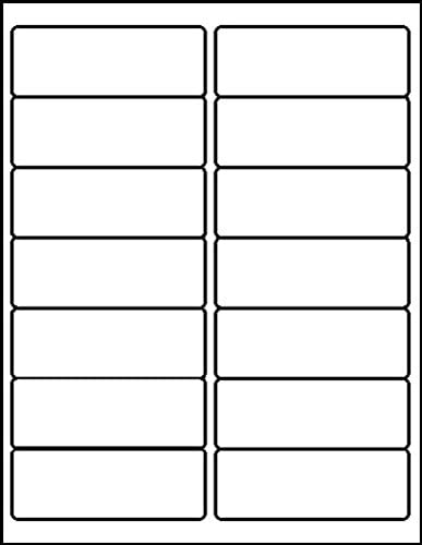 White Labels 14 on a page 100 Sheets/Box