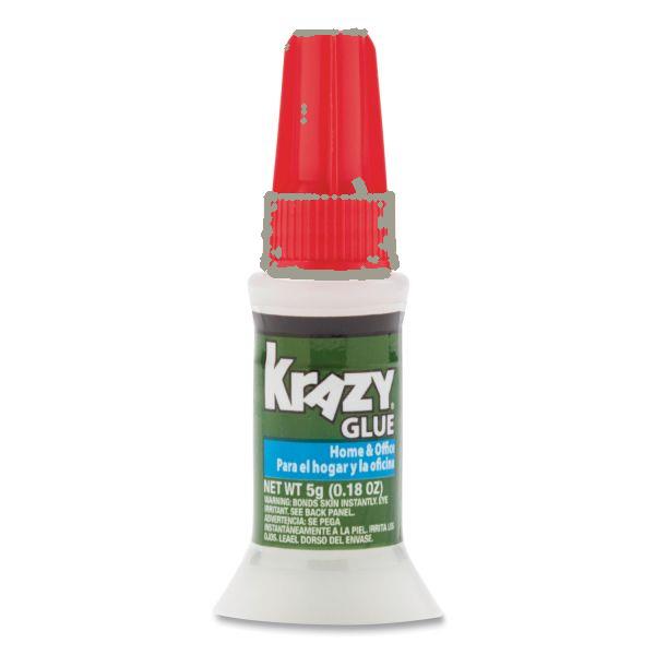 Krazy Glue All Purpose Brush-On Krazy Glue, 0.18 oz, Dries Clear