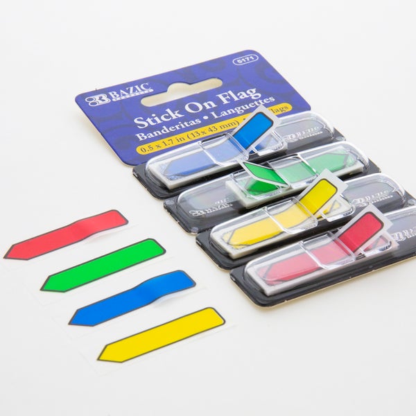 Flags Neon Color Printed Arrow w/ Dispenser