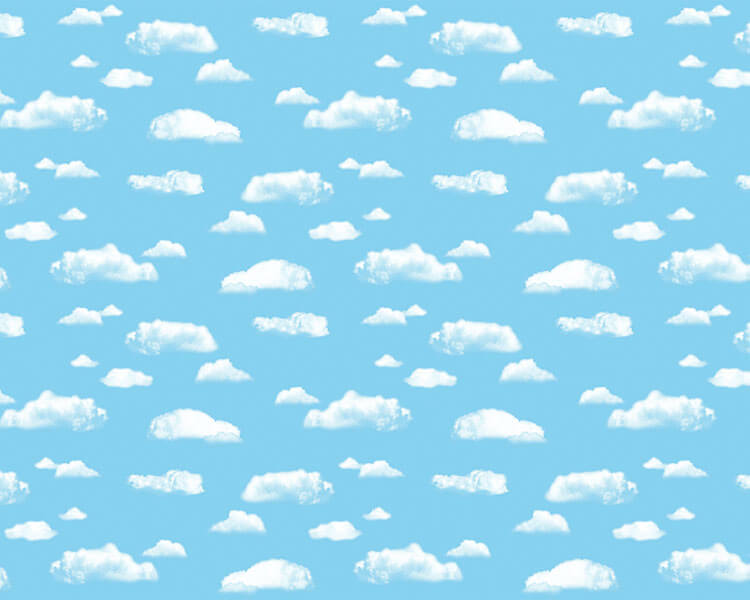Design Fadeless Paper Roll 48" x 12' Clouds