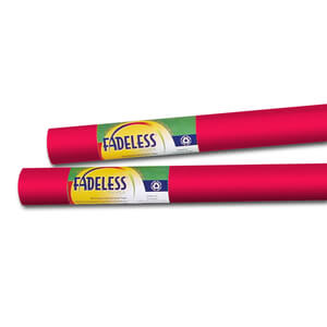 Fadeless Paper Roll 48" x 12' Flame Red