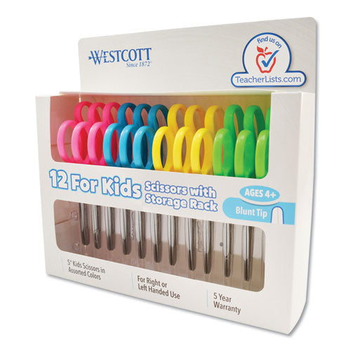 Children's Scissors, 5, Blunt Tip, Assorted Colors
