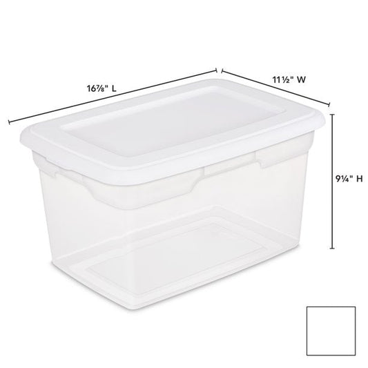 Sterilite Plastic 20 Qt. Storage Box