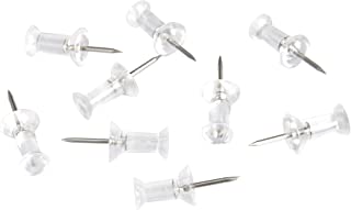Clear Transparent Push Pins (100/Pack)