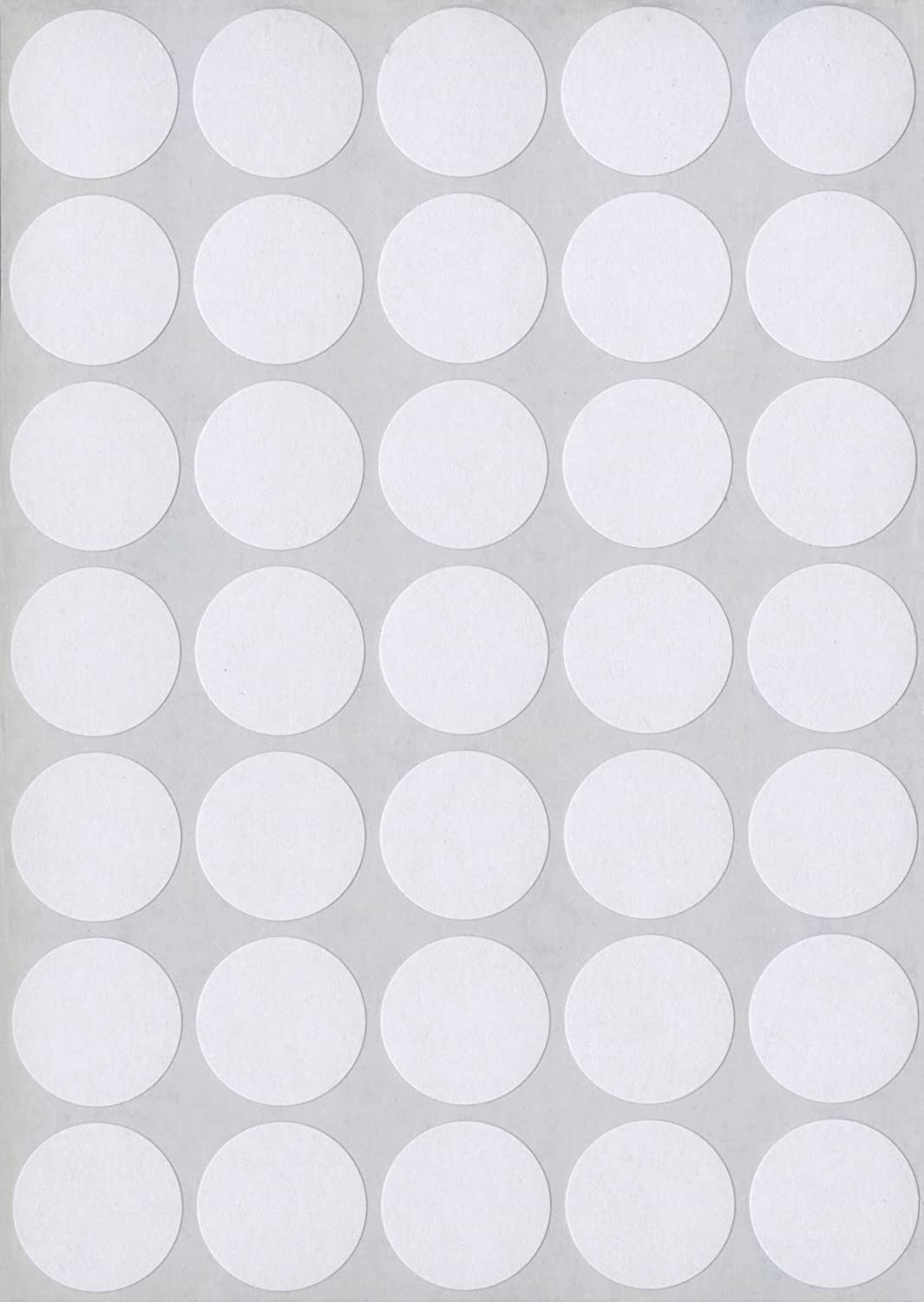 3/4" Dia., Round Multi-Purpose White Removable Labels, 1000/Bx