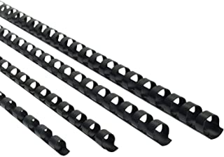1/2" Binding Combs, 90-Sheet Capacity, Black, Pack Of 100