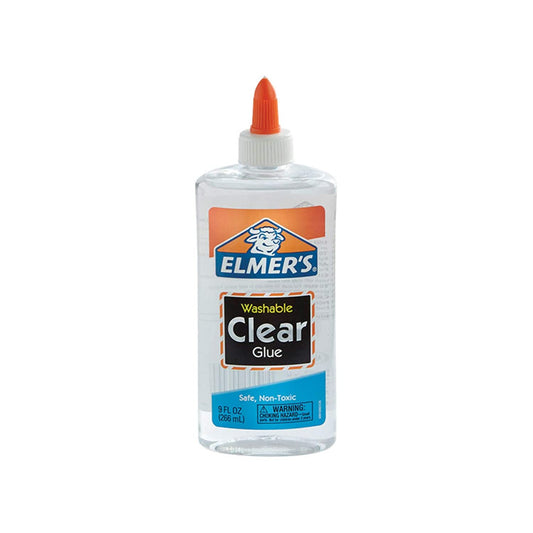 Elmer's E309 9 Oz Clear Washable Liquid School Glue.