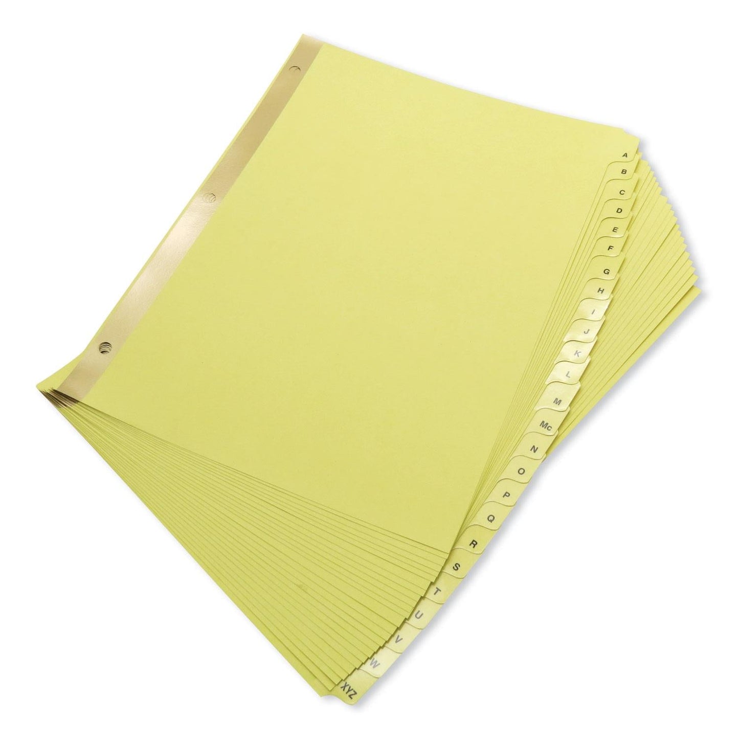 A-Z Clear Plastic Tab Index Dividers