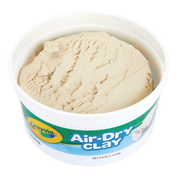 Crayola Air-Dry Clay, White, 2.5 lbs