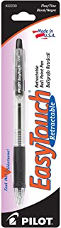 Pilot EasyTouch Retractable Ballpoint Pens, Fine Point, Black