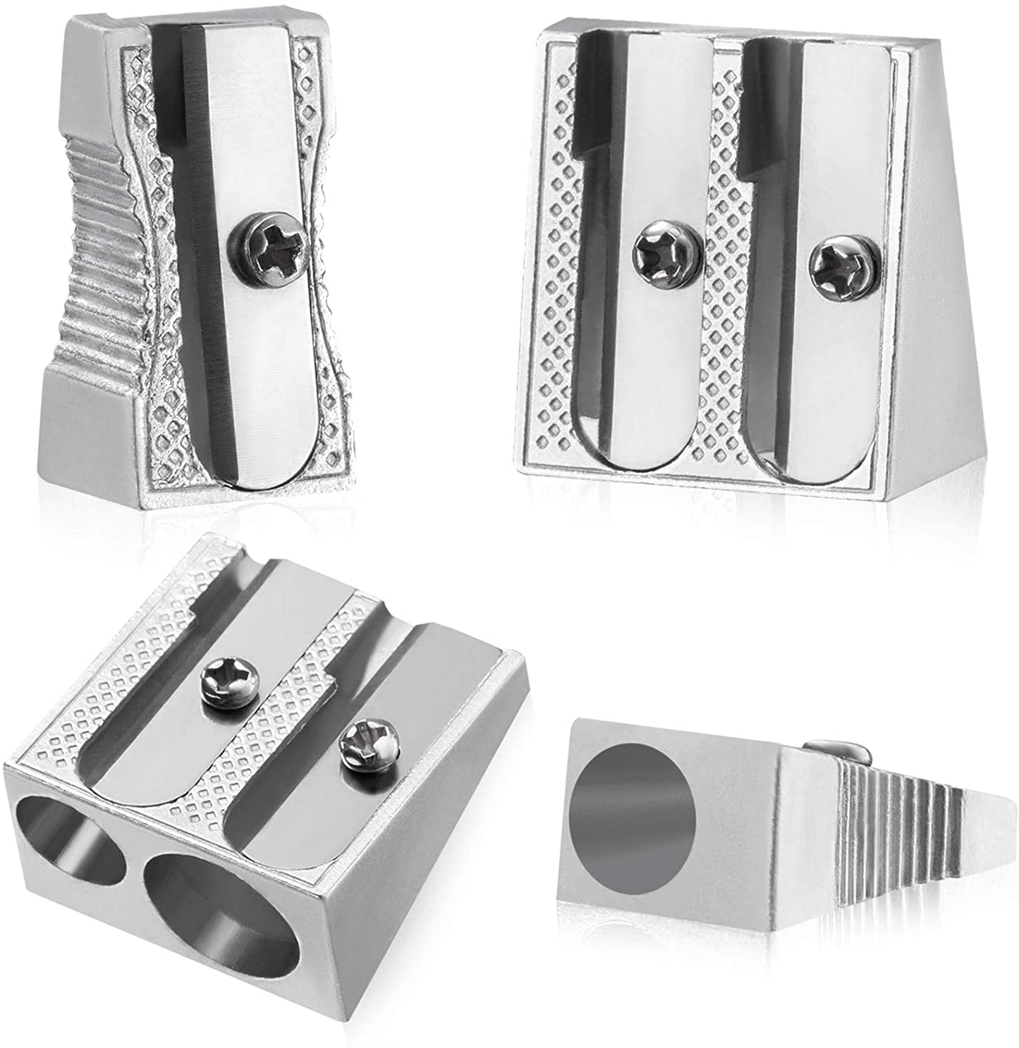 KUM 2-hole Pencil Sharpener Metal Alloy Wedge Profile