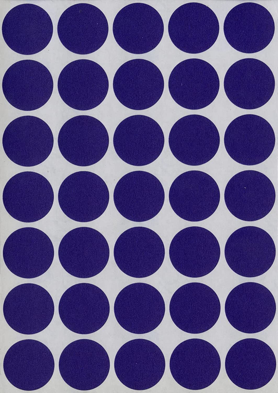 3/4" Dia. Color Coding Labels, Purple, 1000/Bx