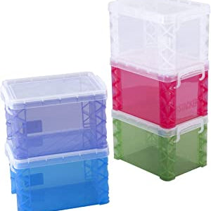 Super Stacker 4" X 6" Index Card Box, Color May Vary