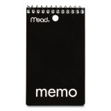 Mead Wirebound Top Opening Memo Pad 60 White 3 x 5 Sheets Color May Vary