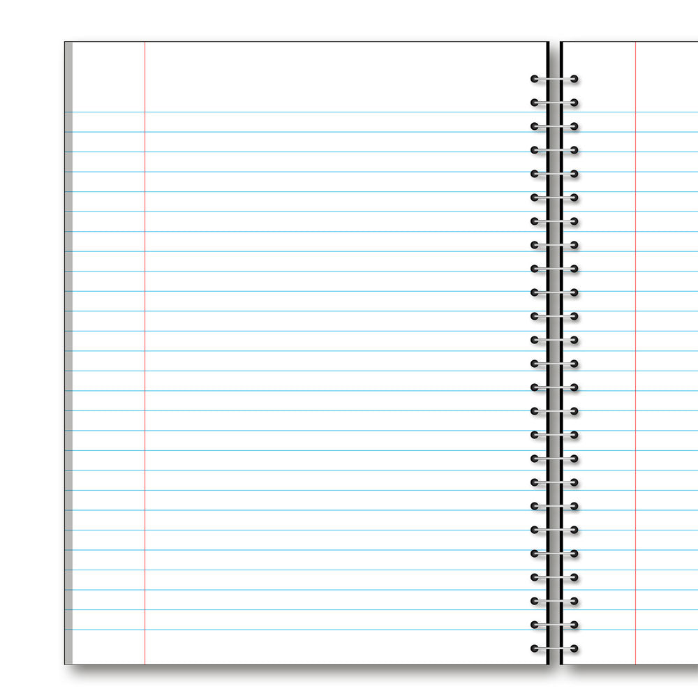 1 Subject Wirebound Notebook 10.5″ X 8″ 70 Page Wide Ruled Color may vary