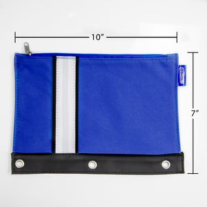 3-Ring Pencil Pouch, Color May Vary
