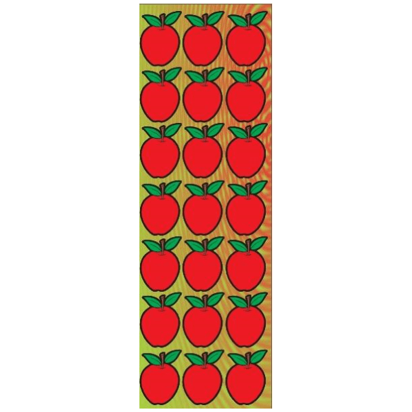 Apple Die-cut Stickers 6-Sheets