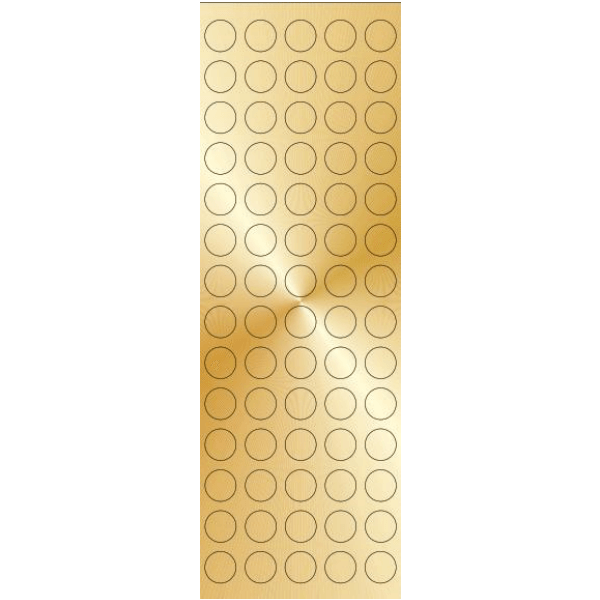 Gold Dots (Small) 6-Sheet pack