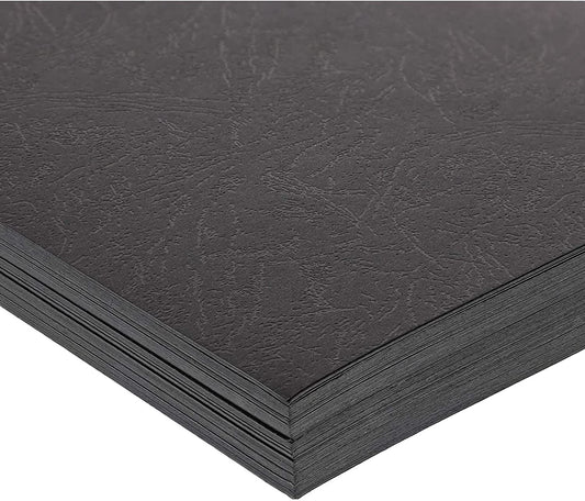 Binding Presentation Covers for Work and School 11 x 8.5 In, Black, 100 Sheets