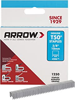 Arrow T50 Staples 3/8" #506 1250 Staples
