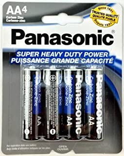 Panasonic AA Batteries 4 Pack