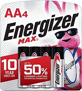 Energizer MAX AA Batteries 4 Pack
