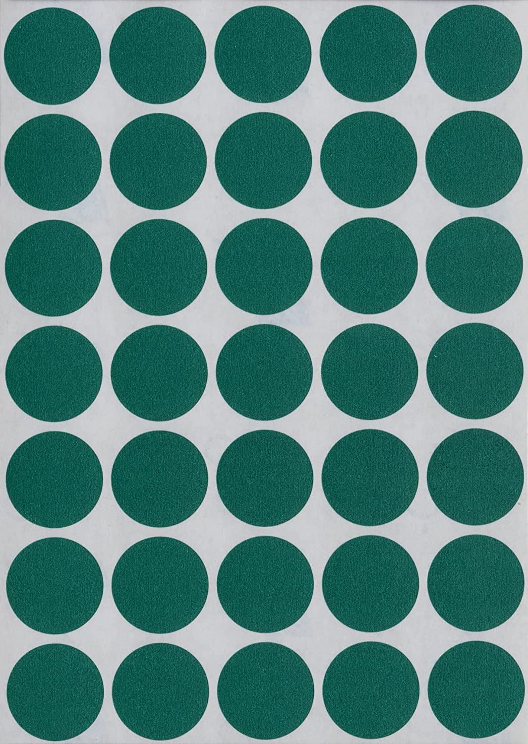 3/4" Dia. Color Coding Labels, Green, 1000/Bx