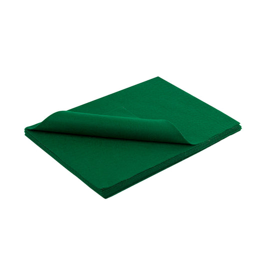 Green Felt Sheets 9" x 12"