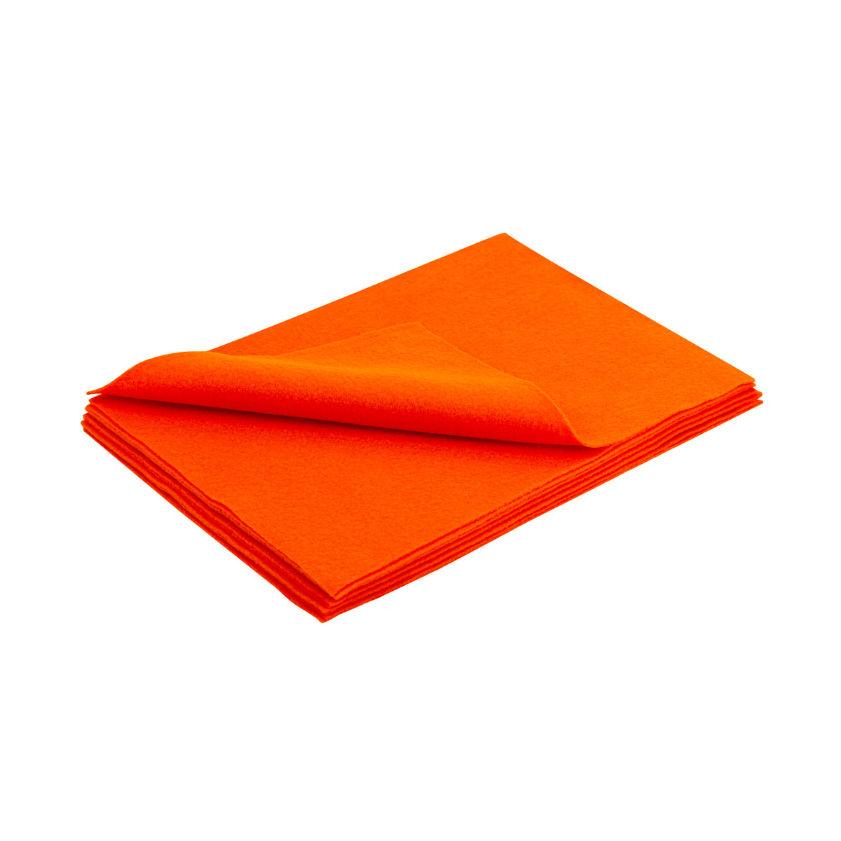 Orange Felt Sheets 9 x 12