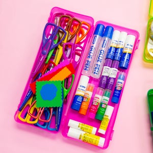 Pencil Case Multipurpose Utility Box Ruler Length, Color May Vary