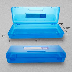 Pencil Case Multipurpose Utility Box Ruler Length, Color May Vary