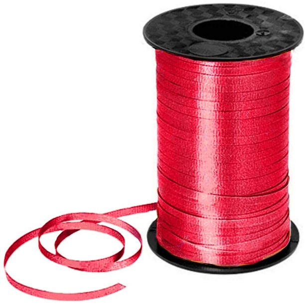 3/16" x 500 Yard Curling Ribbon Hot Red