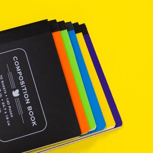 Composition Book College Ruled Poly Cover 70 Sheets Color May Vary