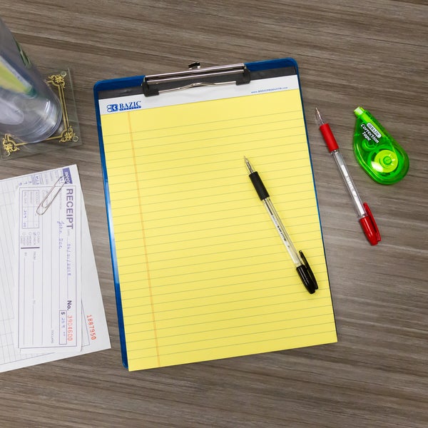 Canary Perforated Writing Pad 8.5" X 11.75" 50 Ct.