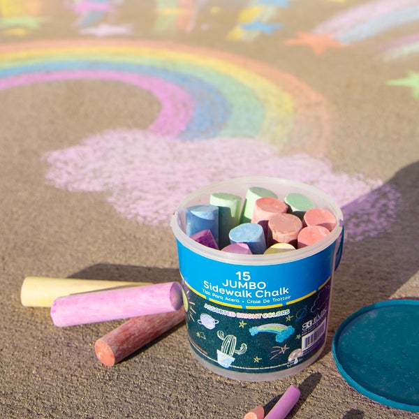 Jumbo Color Chalk (15/Bucket)