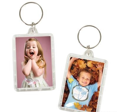 2.25" Photo Frame Keychain 12 Pcs