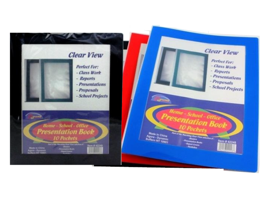 Clear View Presentation Book, A4, 40 Pockets - Products - Beautone