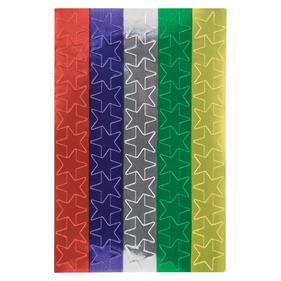 Assorted Foil Stars, 440 Labels