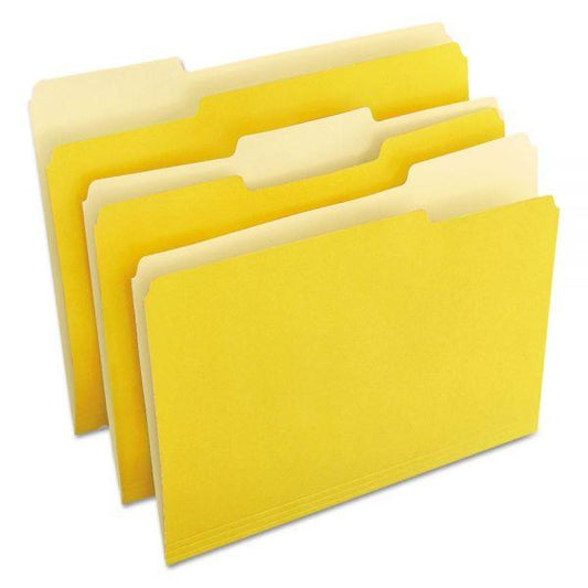 Yellow File Folder 100 Pack