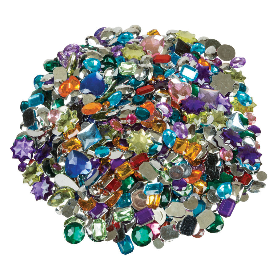 Acrylic Gemstones Assorted Sizes 1lb